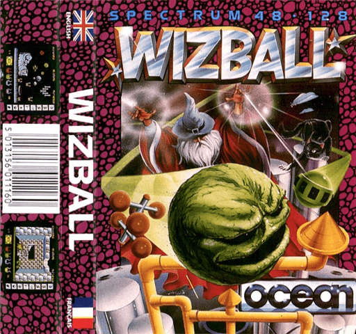 Wizball box art for ZX Spectrum